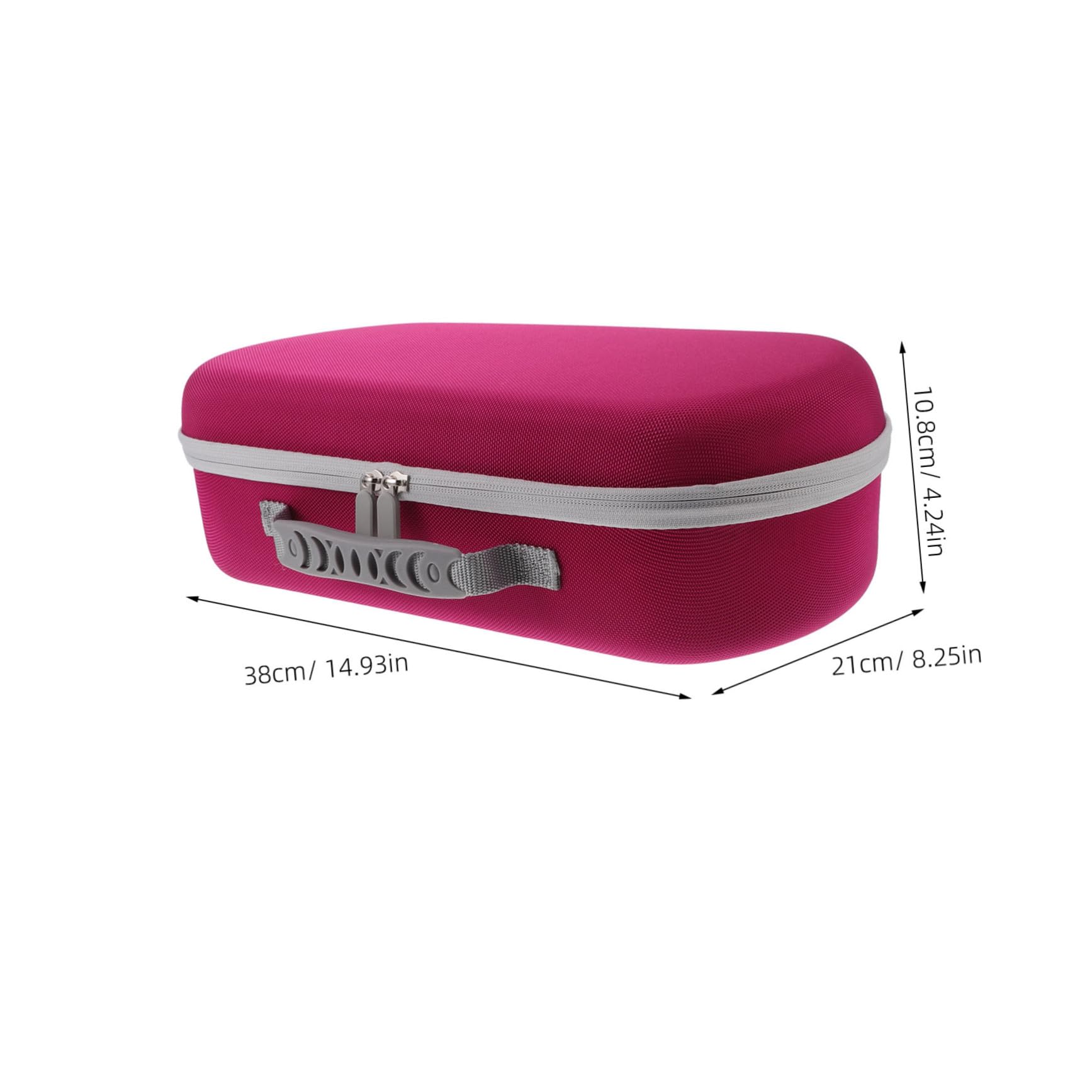 Beaupretty Custodia Protettiva per Asciugacapelli Borsa da Viaggio Compatta per Strumenti per Capelli Organizer Compatta e Resistente Porta Asciugacapelli e Accessori Rosa