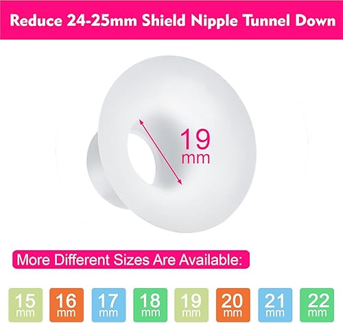 Miniatura 2 de Insertos de brida de silicona de 0.748 in compatibles con Medela/para Spectra S1 S2 / Elvie / S18 S21 / Momcozy S9 S12/TSRETE 0.945 in protectores