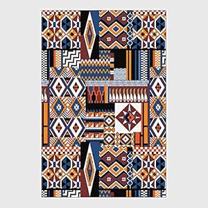 Tapijten Deurmat Perzisch vintage blauw160X230CM Hedendaagse tapijt Woonkamer tapijt vloer Super absorberend Polyester…