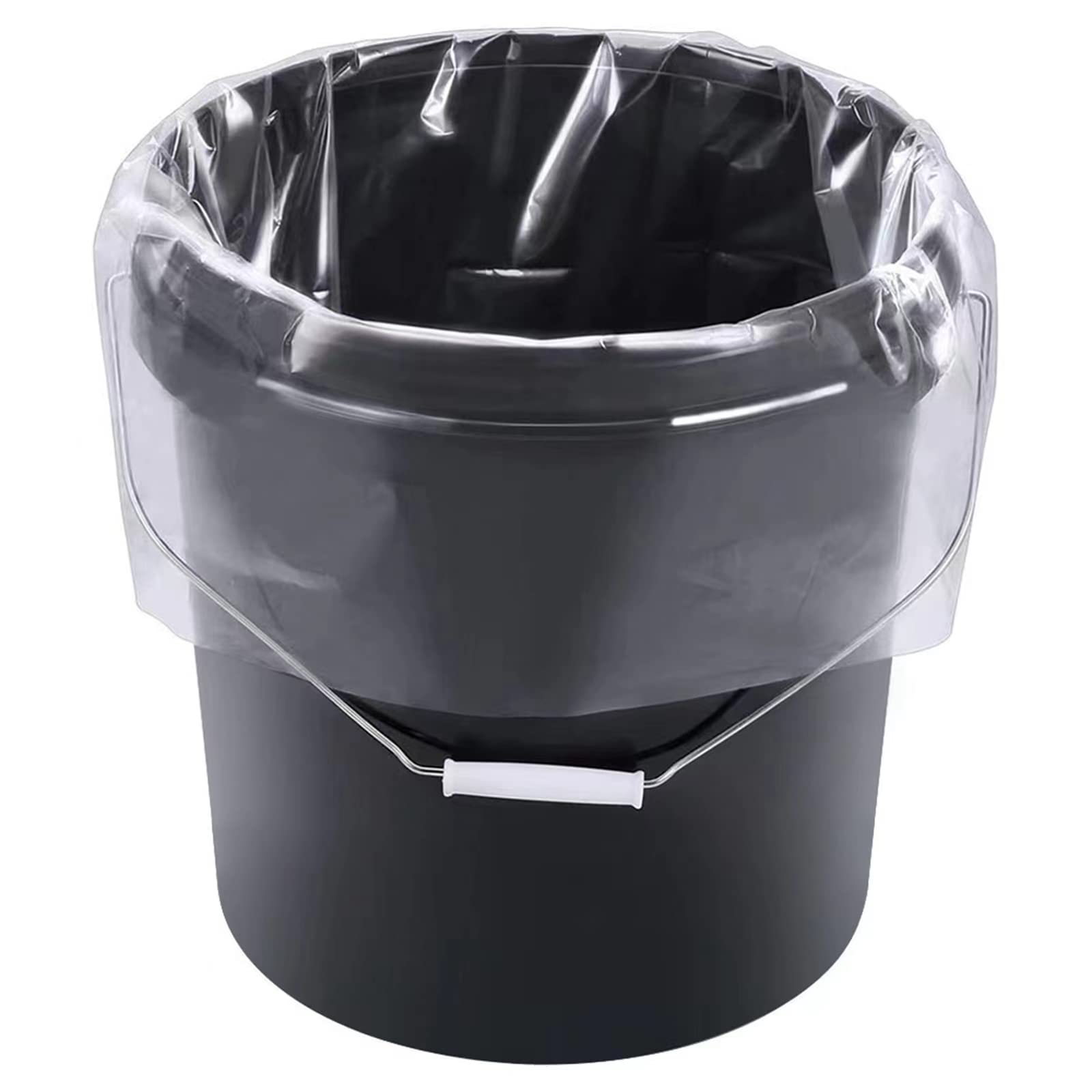 Xsourcer 3.5 Gallon Bucket Liner Bags, 30 Pack 3.2 Mil Food Grade Platisc Bag for Marinading and Brining, Durable & BPA Free Bag for Home Kitchen
