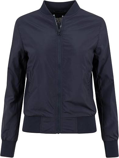 🚫 [CADUCADO] 🔥 URBAN CLASSICS Women’s Bomber Jacket with Pockets, Autumn and Spring Mid-season Jacket, Old School Padded Jacket
