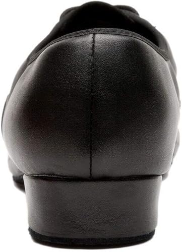 Miniatura 4 de Zapatos transpirables con cordones de cuero de baile, zapatos latinos para hombres, Salsa, Tango, salón de baile, vals vienés