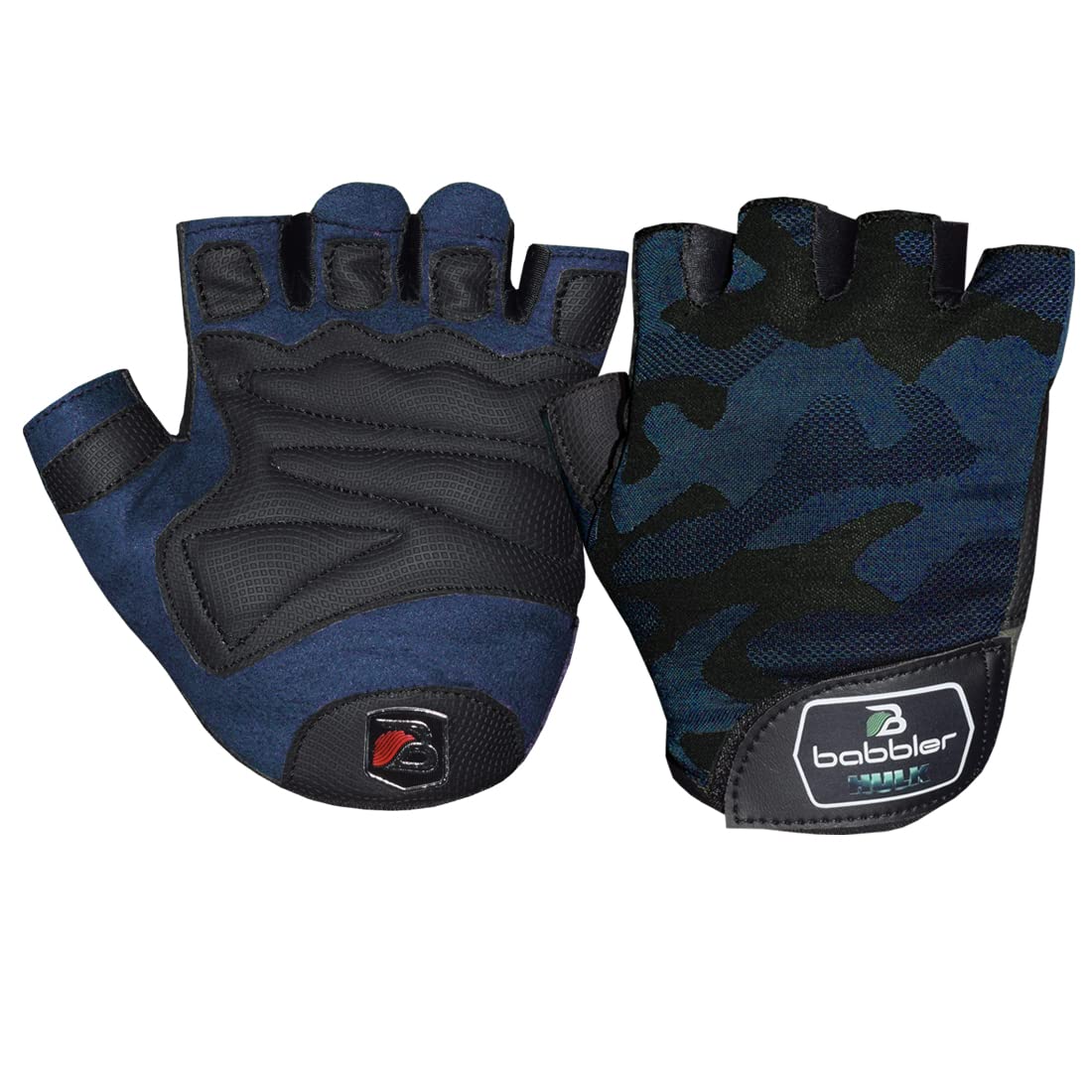 BABBLER Hulk Gym Gloves, Fitness Gloves with Wrist Support (Large)-image-37