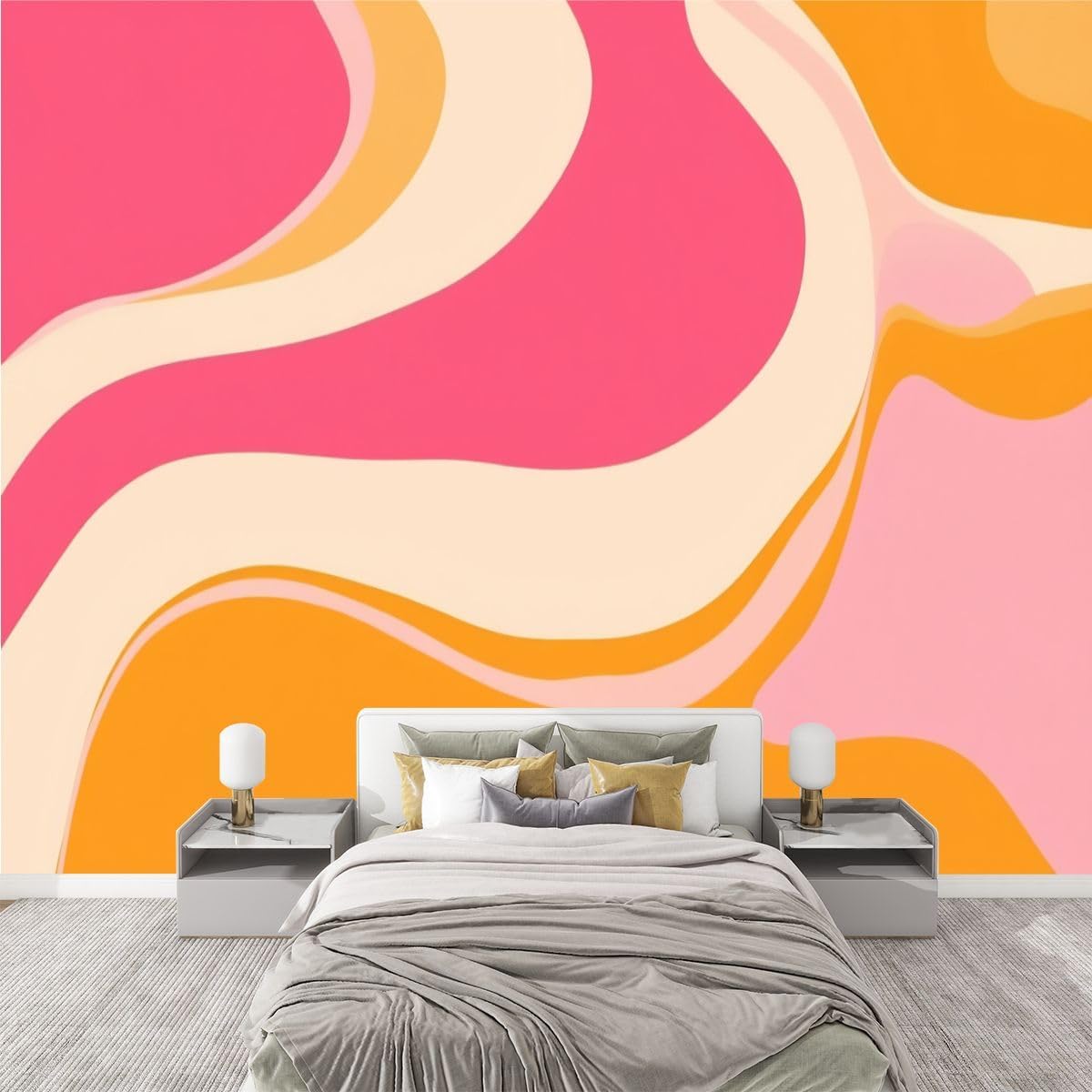 Wall Mural Wallpaper Seamless Current Icing Chocolate Waffle Texture Waffle Cone ice Cream Peel and Stick Wallpaper Self Adhesive Sticker Wrap Removable Vinyl Film Roll Paper Bedroom Decor