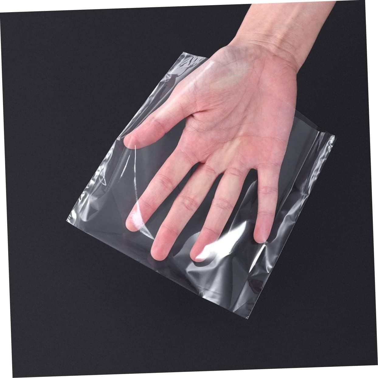 Heat Shrink Wrap Bags 200pcs Plastic Film 16x24cm Shrink Film Bag for Essential Oils Eye Lash Bottles