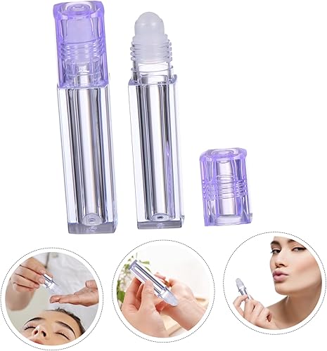 Miniatura 2 de Ipetboom Botella de aceite esencial de bola de rodillo, botellas vacías Roll-on Botellas de aromaterapia Aceite Esencial Ámbar Aceite Esencial