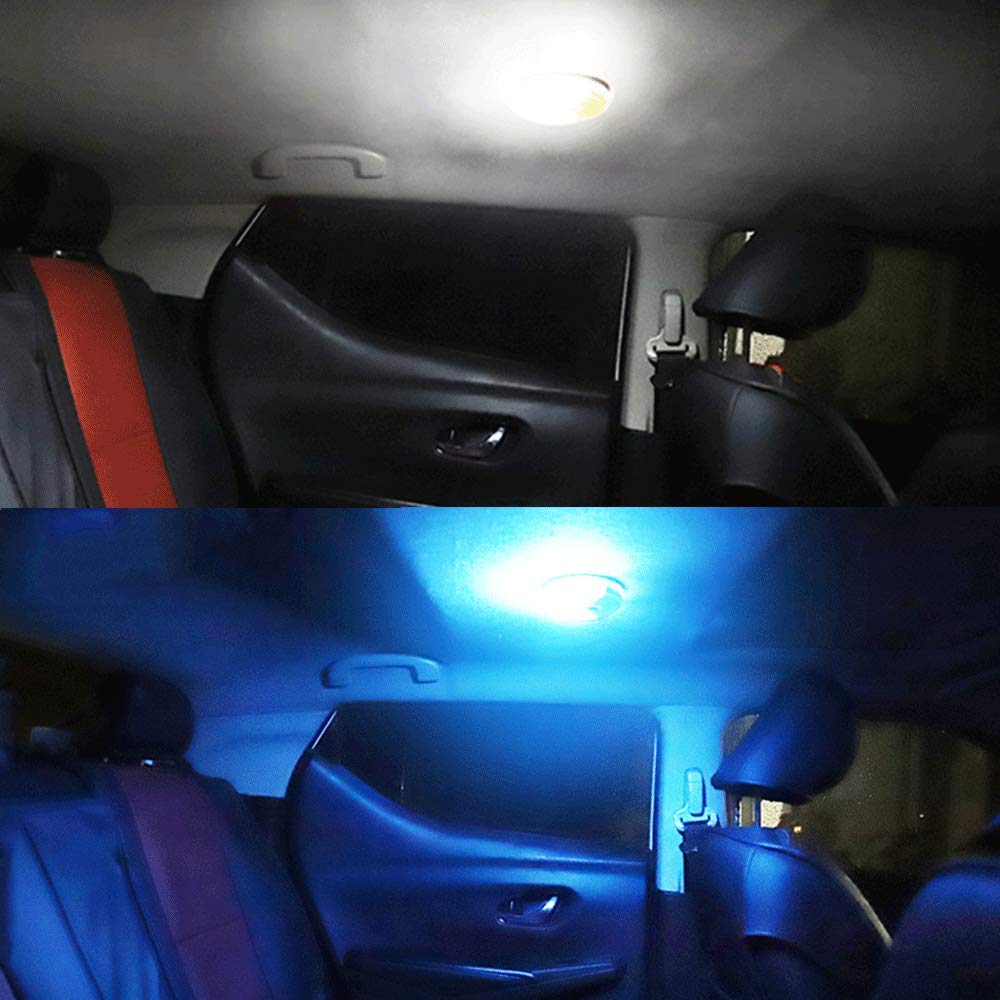 Cupola per auto Luci interne Plafoniere da tetto con aspirazione magnetica Ricaricabile USB universale per interni di auto, camion