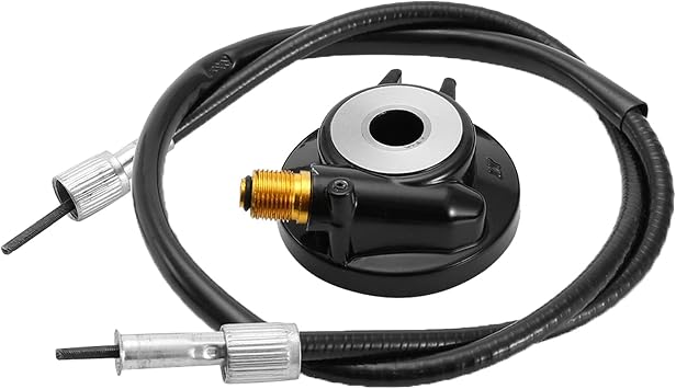 Speedometer Drive Gear Assy,12mm Speedometer Drive Gear with Cable Fit for GY6 Scooter Parts