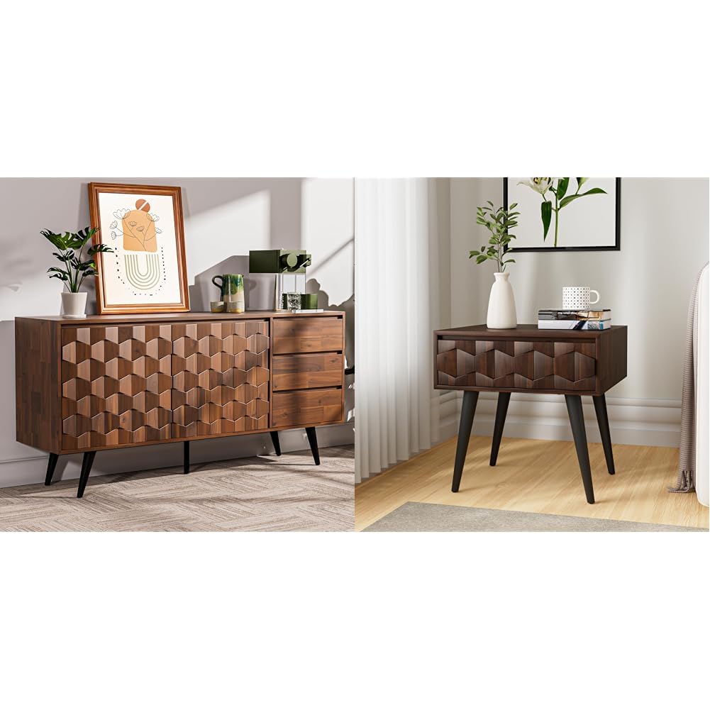 Amazon.com - Bme 2-Piece Georgina Collection: Solid Wood