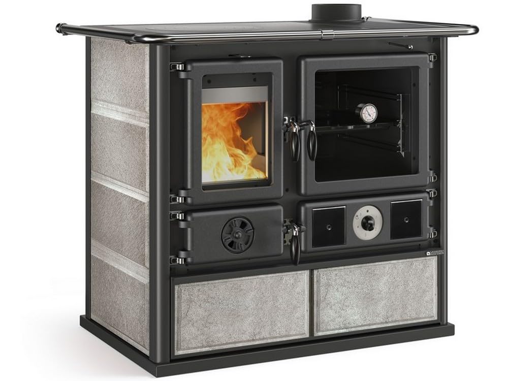 1 PZ La Nordica TERMOCUCINA A LEGNA TERMOROSA DSA 4.0 Col. Pietra naturale NextradeItalia Mod.FERX.VITATLND