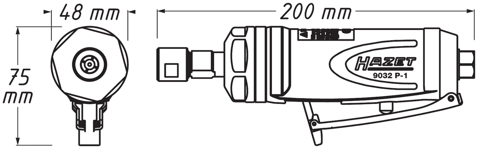新品 ハゼットHAZET9032P-1 エアダイグラインダーストレートDYI工具 9032N-1 ダイグラインダー（ストレートデザイン） – HAZET JAPAN