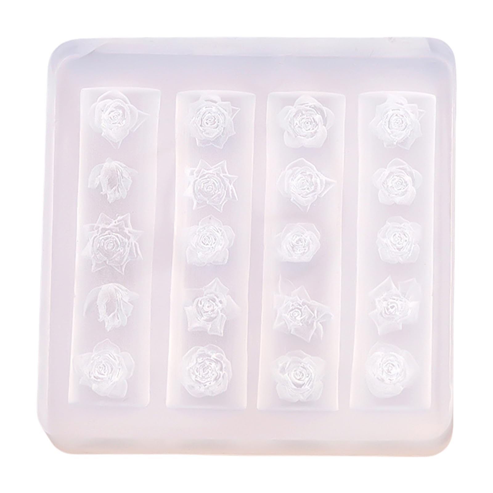 oringnat Floral 3D Nails Art Silicone Mold for Stylish and Intricate Designs Professional Nails Mold Accesory for