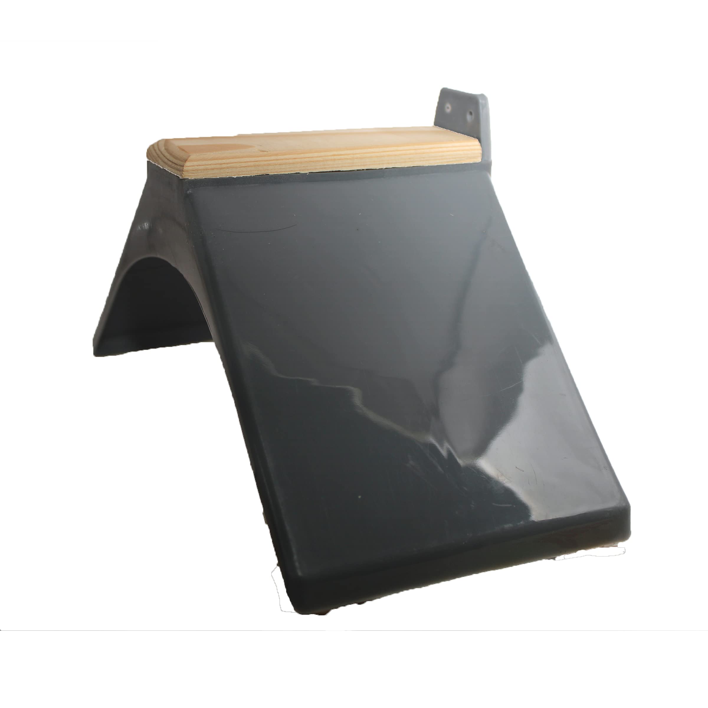 PONDICHERRY Pigeons® -Pigeon Perch with Wood, Pigeon Stand for Resting, V-Perches for Pigeons ( Grey Color ) (4)