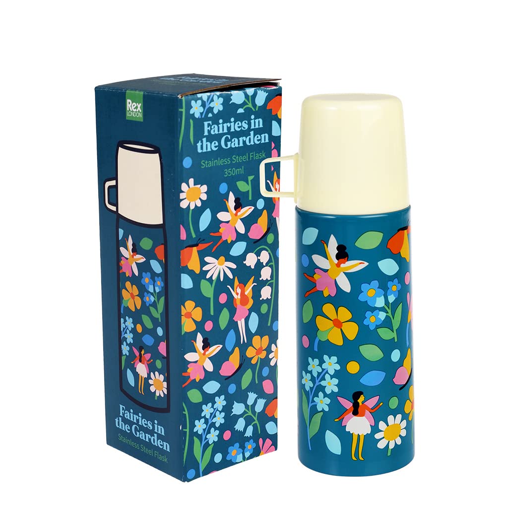 Fairies in The Garden Stainless Steel Flask and Cup 350 ml