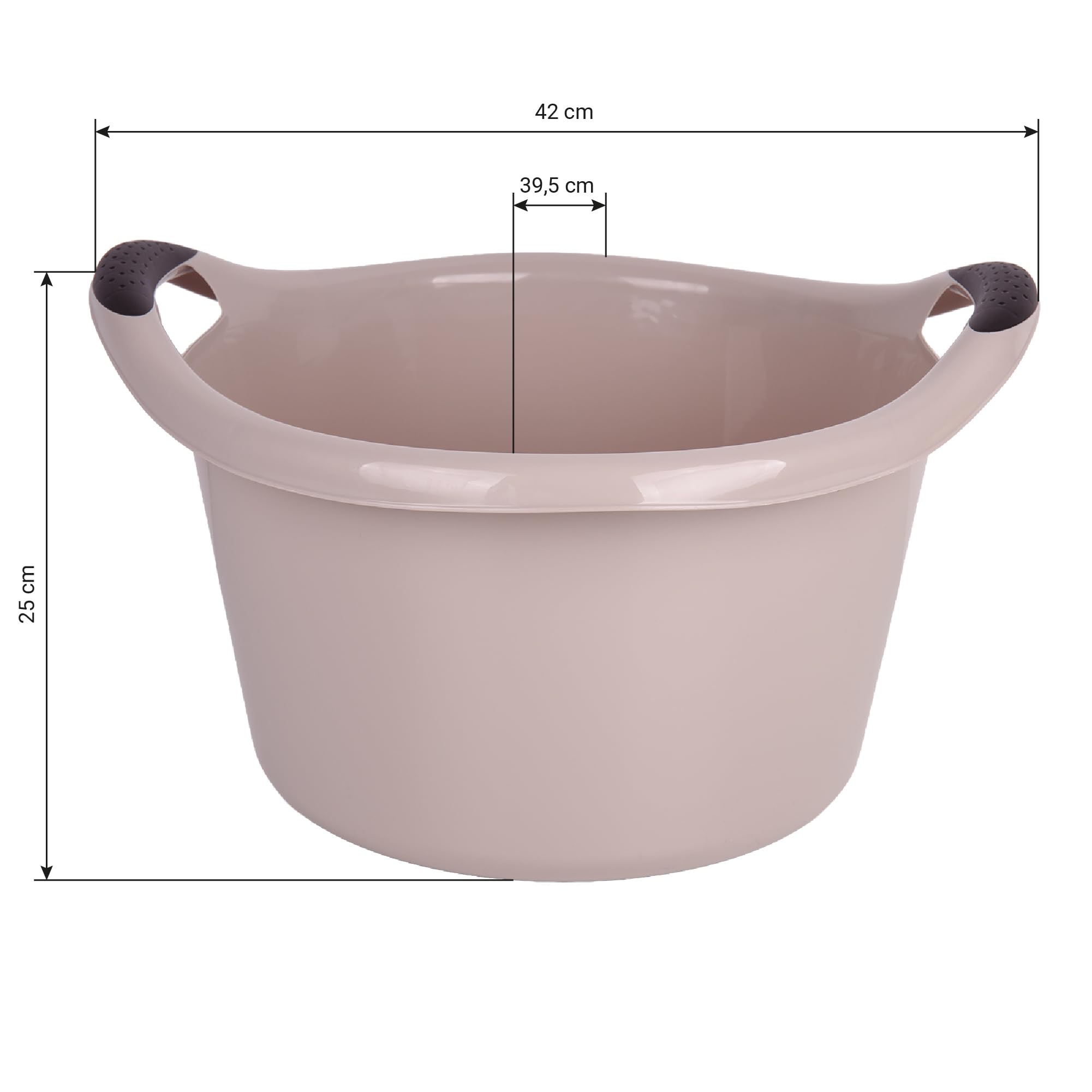 Cofan Bacinella Blu Modello Udai Da 10 Litri - Multiuso In Polipropilene Resistente Per Cucina, Bagno E Pulizie - Con Manici