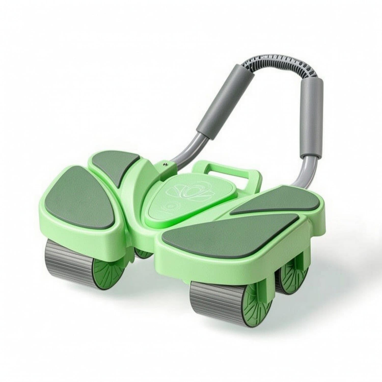 Handheld Ab Roller with Soft Grips Slim Abdominal Exercise Wheel Wide-Treaded Roue À Roulettes Stable for Beginners, Core Workouts, Home Gym, Grass Green, 4W No-Display W-mat-image-19