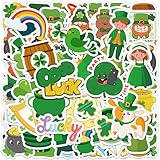 St Patricks Day Stickers for Kids - St Patricks Day Accessories - 100Pcs Shamrock Stickers,St. Patrick’s Day Crafts for Kids, St Patricks Day Gifts Treats Party Favors for Boys Girls