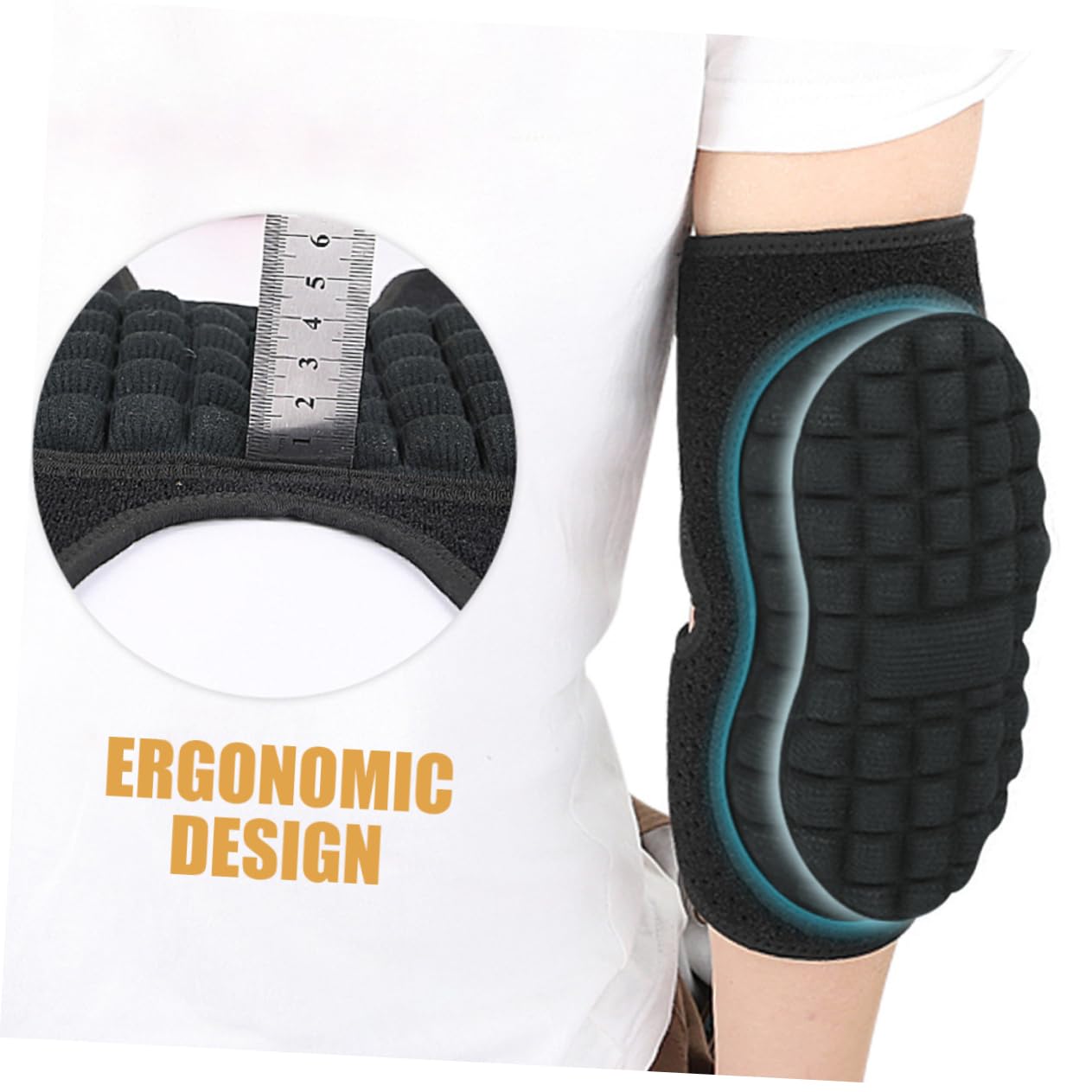 WRITWAA Elbow Pads for Adults Durable Arm Elbow Brace with Collision Design for Outdoor Sports Like Basketball and Volleyball Provides and Support