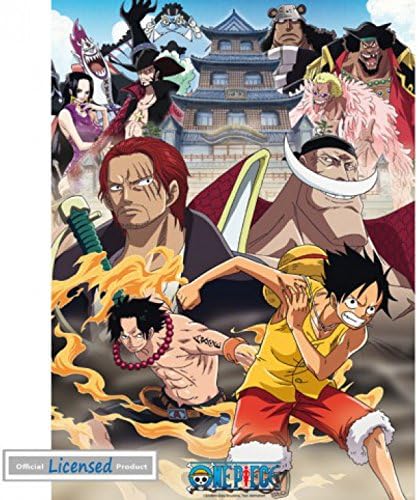 1art1 One Piece Arco De Marineford Luffy Sanji Poster Mini 52 X 38cm Amazon Es Hogar Y Cocina