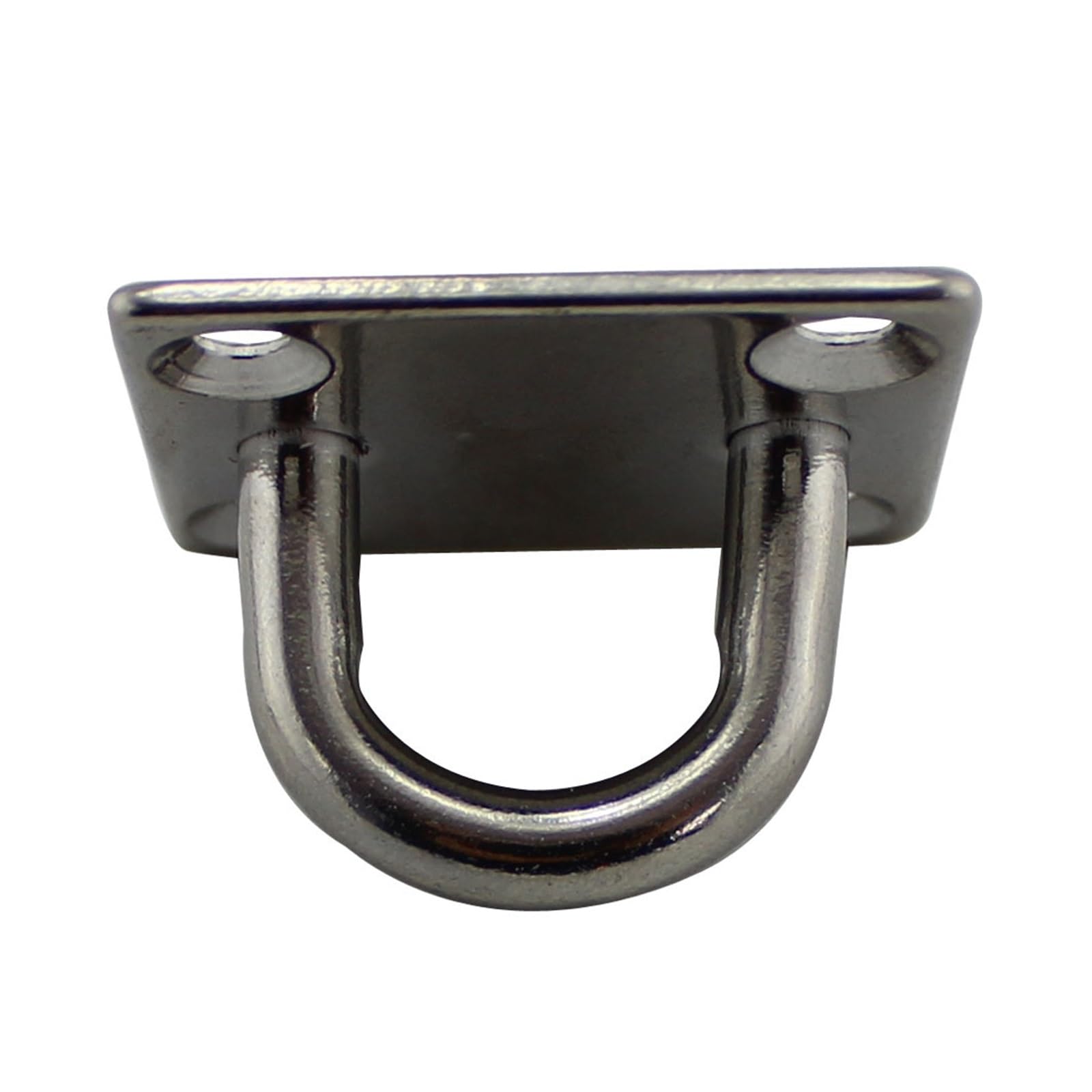 CNfhFRY Eye Hooks， Ceiling Mount Anchor Stainless Steel Fixed Buckle Hammock Hanging Eye Plate for Boat Hook 4pc(5MM)