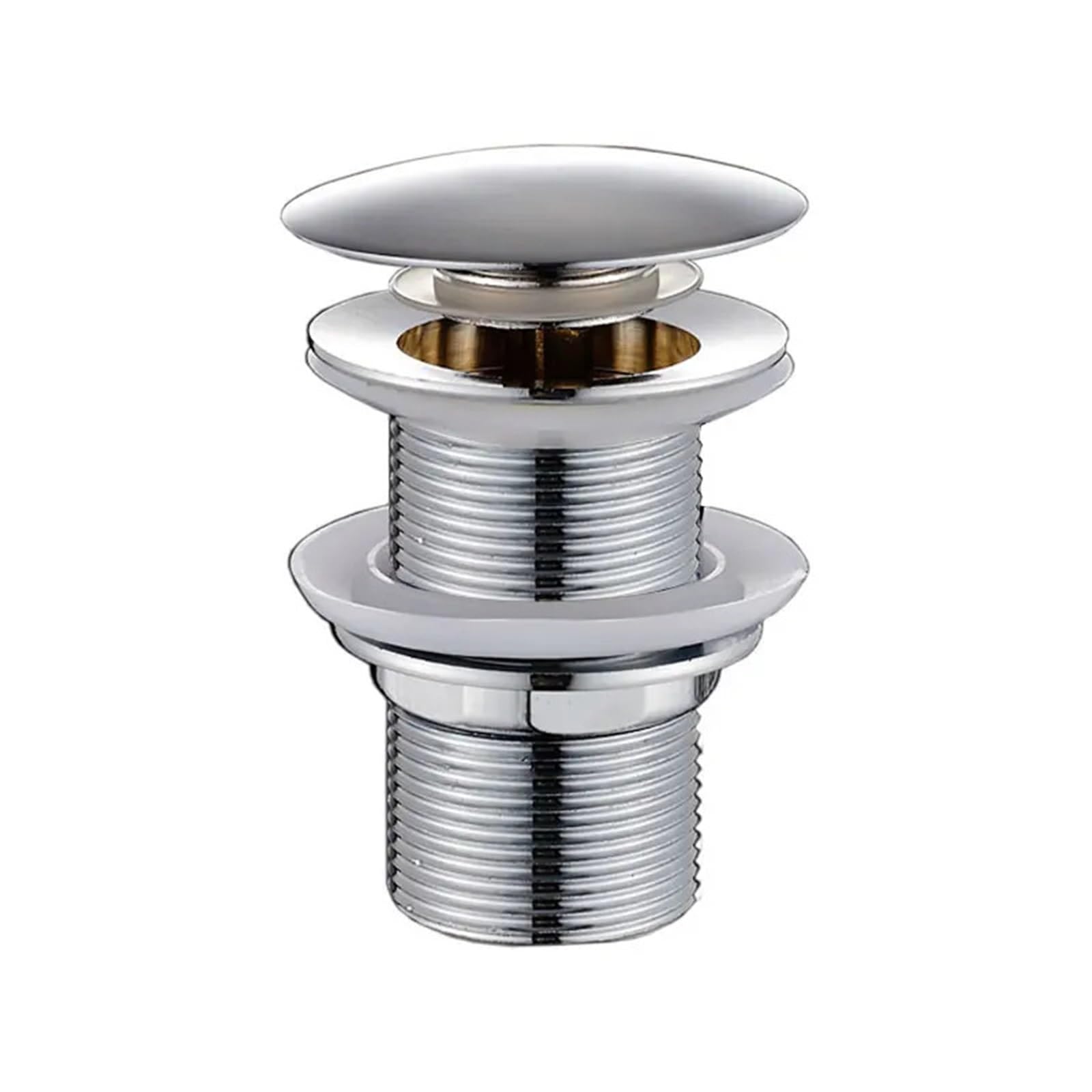 Tapón de drenaje emergente for lavabo baño con sifón y rebosadero, kit desagüe for fregadero Para Lavabo De Baño y Lavabo(Without overflow)