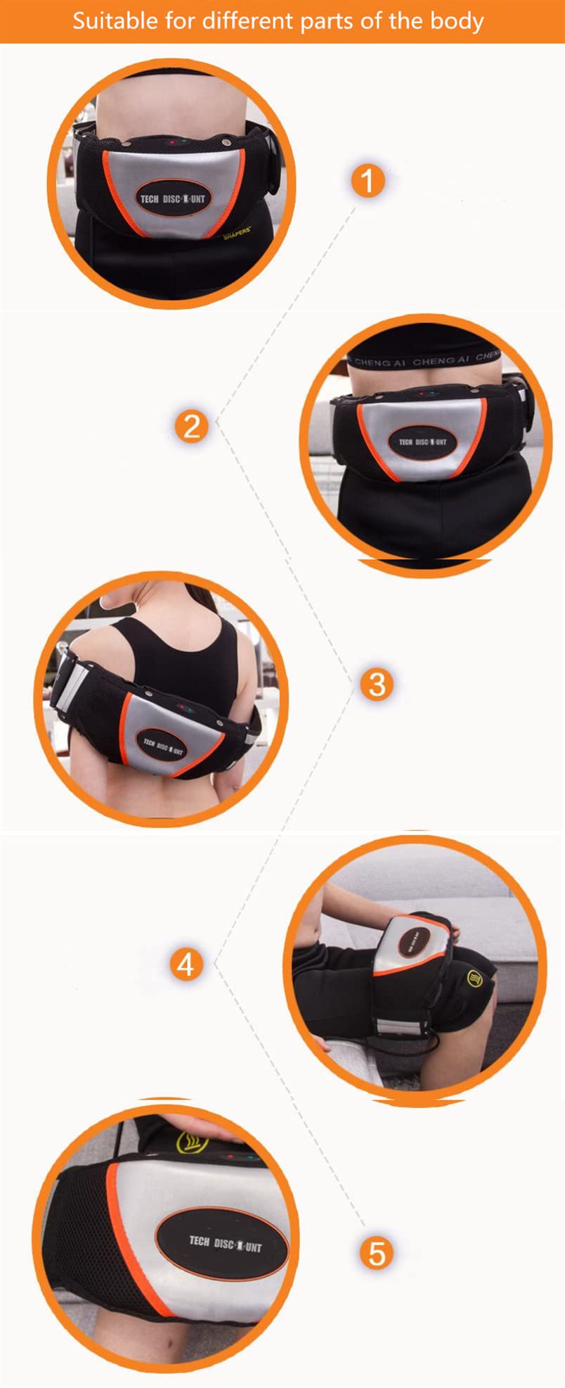 Ceinture de Massage vibro Forme Ventre Jambes Haut de Cuisse Amincissante Femme Homme vibrante Post Accouchement électrique