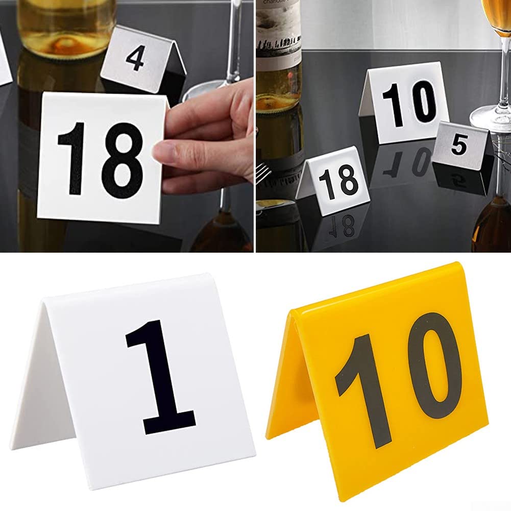 Numéros de table acrylique de mariage modéle Pecori