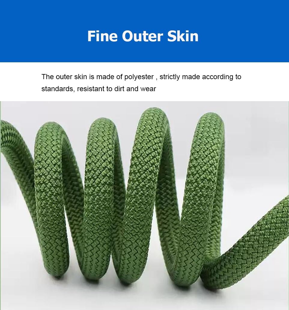 Corde en Polyester Haute résistance, adaptée au tirage, au gréement et au remorquage – idéale pour Le Camping, la Voile, Les Aventures en Plein air et Les Situations d'urgence.