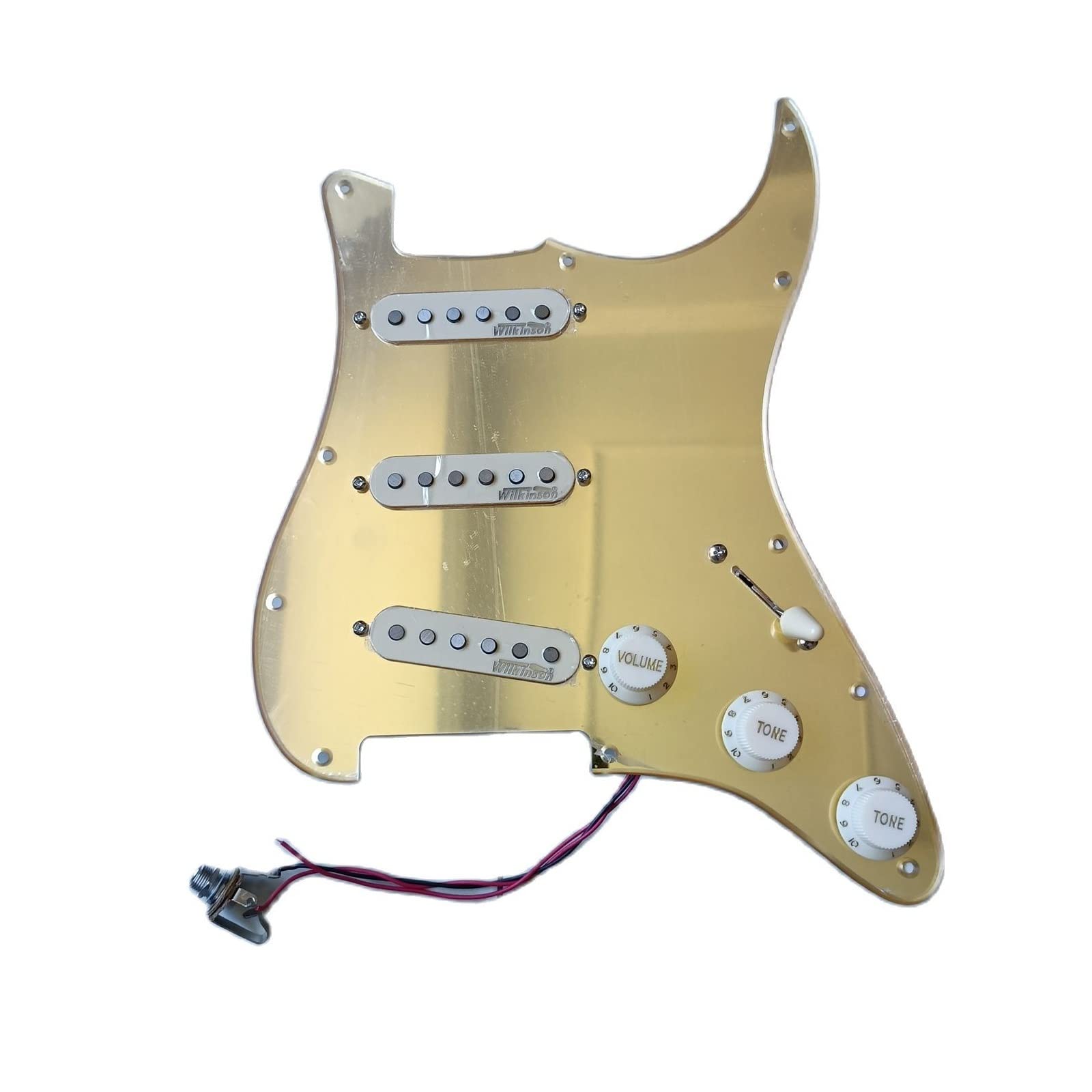Prewired SSS Guitar Pickguard Set Multifunction Converter Ainico 5 Pickups 5 Way Converter Sutiable for Fender Guitar