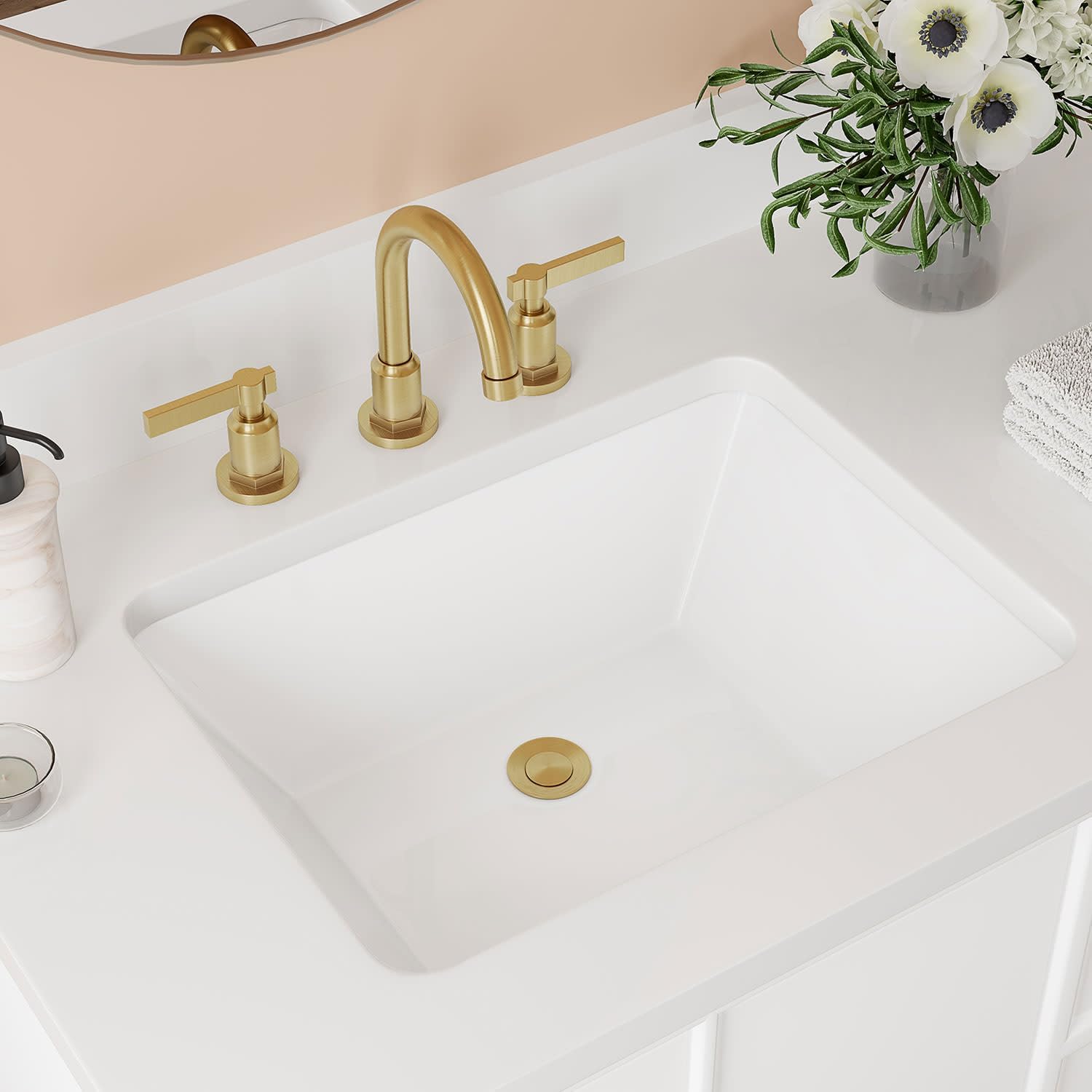 Signature Hardware 447973 Carraway 21" Vitreous China Undermount Bathroom Sink - White