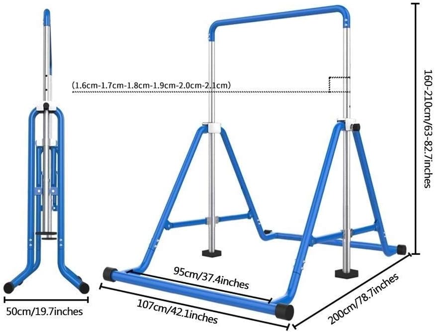 Strength Training Pull-Up Bars Portable Pull-up Bar Foldable Training Frame Indoor Pull-up Device Gymnastics Bar is Made of Thick Steel Pipe Safe and Stable Fitness Equipment