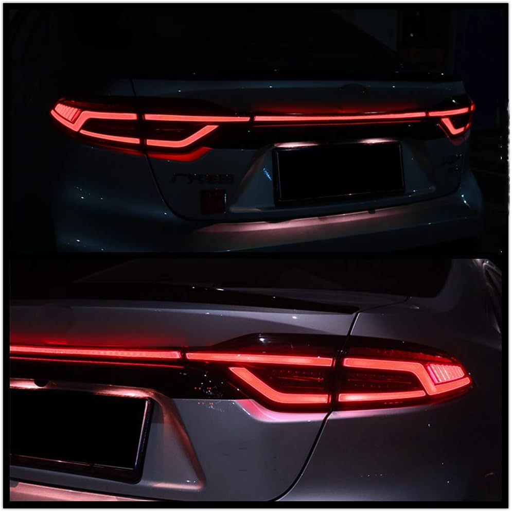 inginuity time LED Tail Lights & Tailgate Light For Toyota Corolla 2020 2021 2022 2023 4PCS Start Up Animation DRL Sequential Indicator Rear Lamp Assembly (Red)