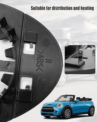 Miniatura 9 de Espejo lateral izquierdo del conductor para Mini Cooper 2007-2015, repuesto 51169803193 51162755625, retrovisor trasero izquierdo con soporte trasero