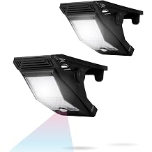 TECHKO Outdoor Solar Large Clip-Anywhere Light with Motion Sensor 2-Pack