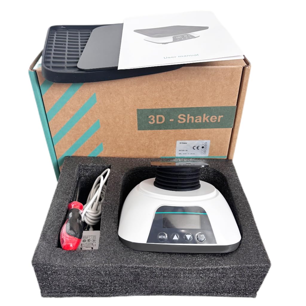 3D Oscillator Shaker Three Dimensional Rotary Mixer with Speed Range 10 to 80rpm Tilt Angle 10°Max Load 0.8kg Speed Adjustable DC Brushless Motor