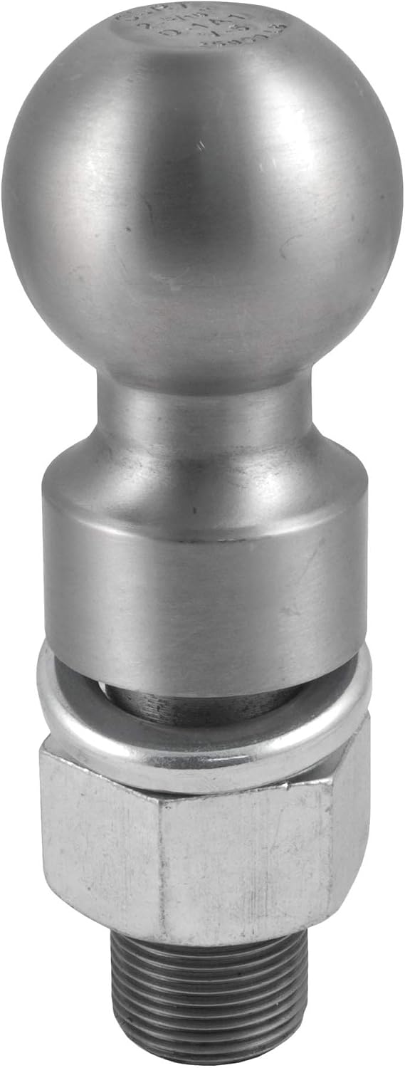 CURT 40086 Raw Steel Trailer Hitch Ball, 25,000 lbs, 2-5/16-Inch Diameter, 1-1/4 x 2-5/8-Inch Shank