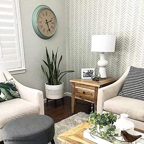 Hand Drawn Chevron Wall Stencilgeometric Stencil For Painting Walls – Modern Stencils For Easy Diy Décor – Reusable Laser Cut Wall Stencil - Exclusive Stencil Designs From Cutting Edge Stencils #TOP3