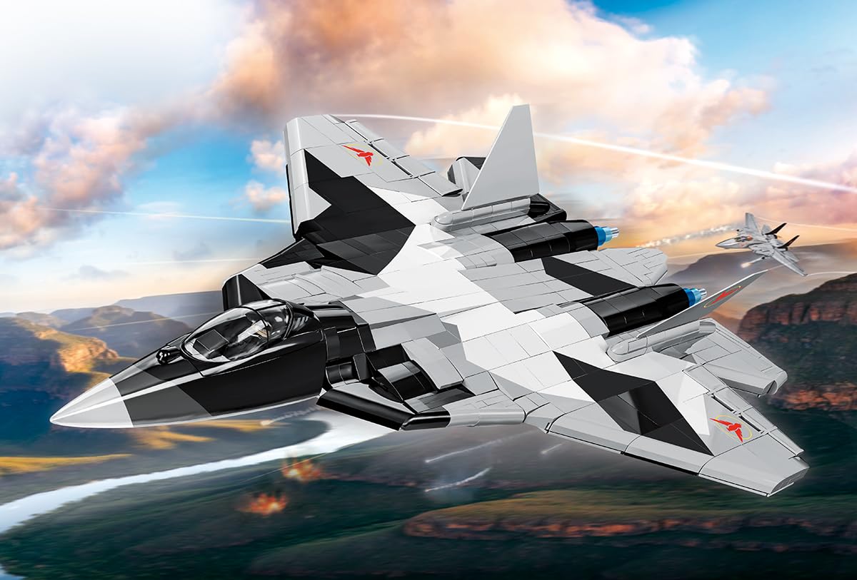 COBI 5921 - ENEMY STRIKE JET - TOP GUN MAVERICK -JEU DE CONSTRUCTION - GRIS - Jeux - Jouets