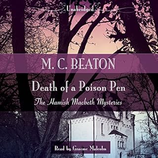 Death of a Poison Pen Audiolibro Por M. C. Beaton arte de portada
