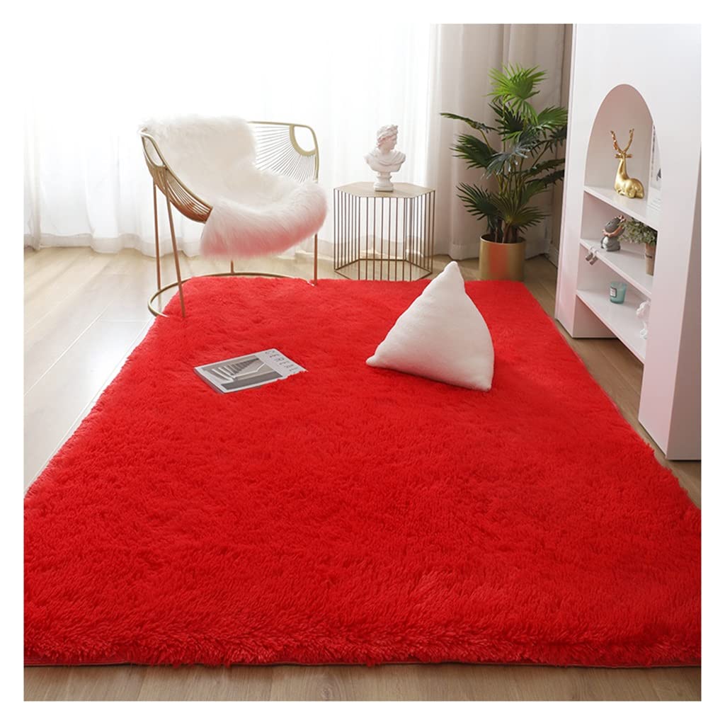 Chambre Shaggy Tapis Chambre Shaggy Epais Moelleux Tapis Salon Tapis Antidérapant Tapis Rectangulaire Luxe Confortable Tapis Salon Moderne Sol Doux for Décoration Intérieure