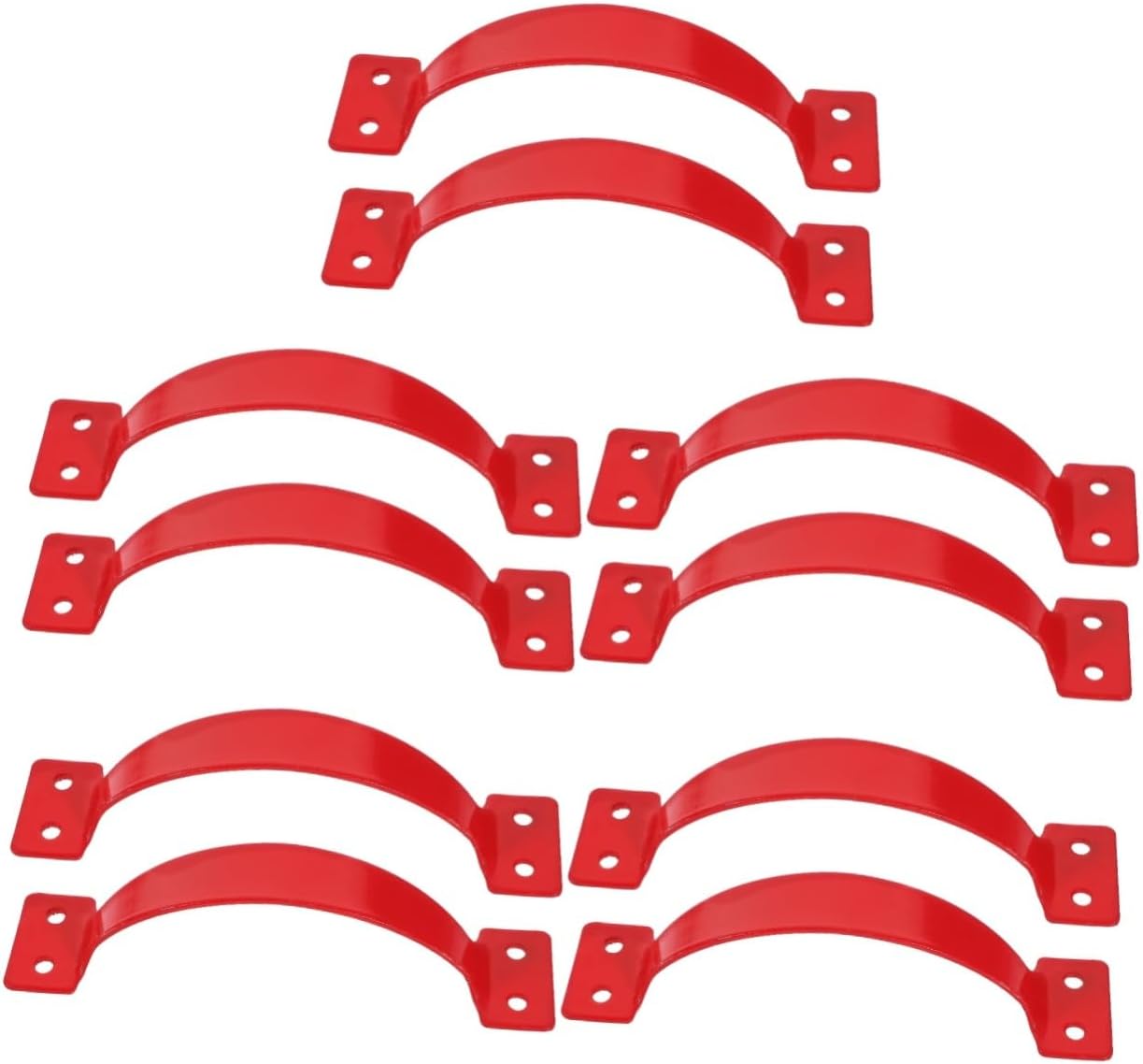 Angoily 10pcs Step Ladder Pull Handles Antislip Replacement Accessories for Telescopic Ladders Easy Installation Comfortable Grip for Safety Use Random Style