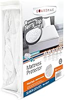 Vista 14 de Guardmax Jersey Knitted Sleeper Sofa Size Mattress Protector - Waterproof & Dust Mite Proof Mattress Cover with Stretchable Pockets - Soft