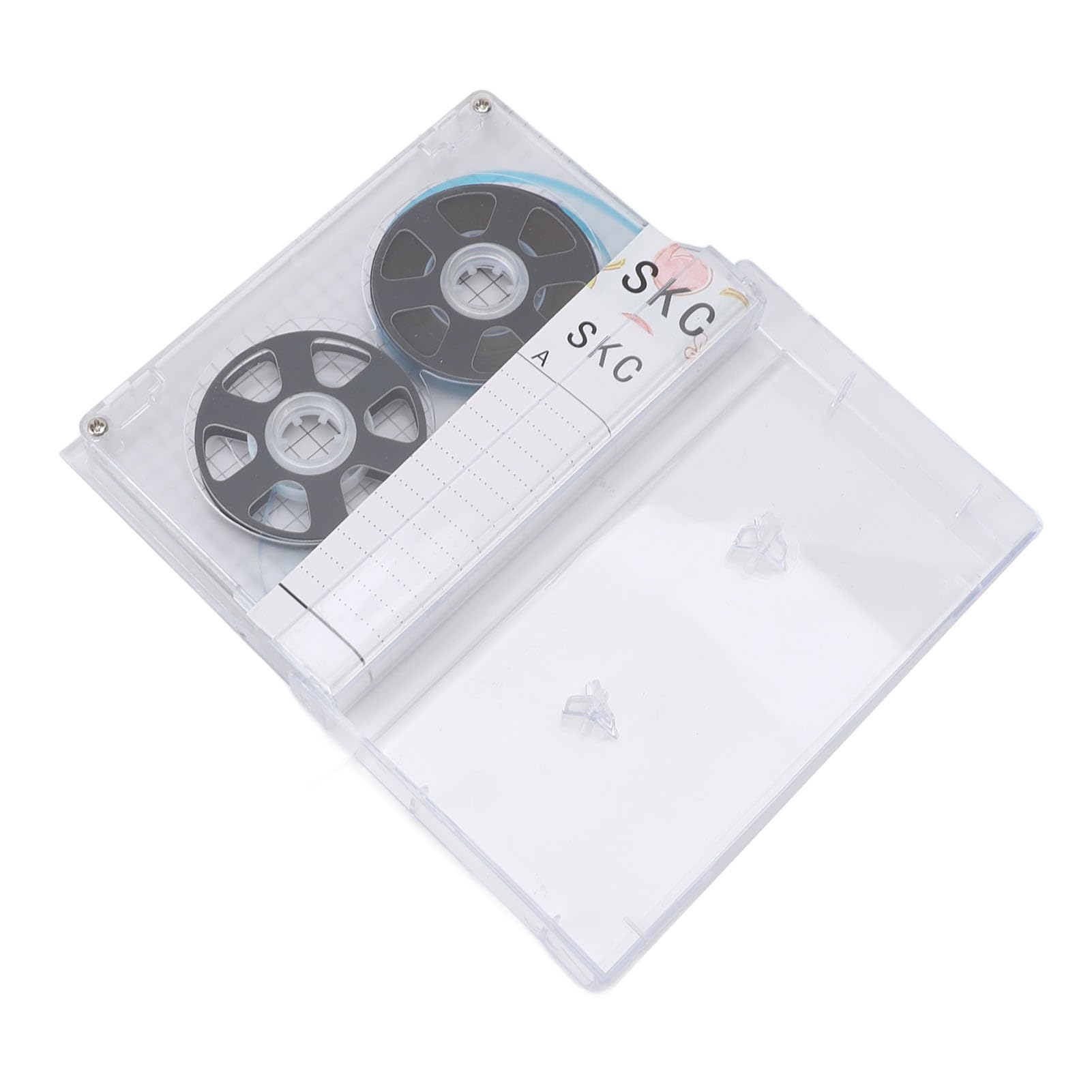 Cintas de Casete en Blanco, Cinta de Casetes de Audio de Carrete a Carrete, Casetes en Blanco de bajo Ruido, Cintas de Audio de Polarización Normal de 46 Minutos (BLACK)