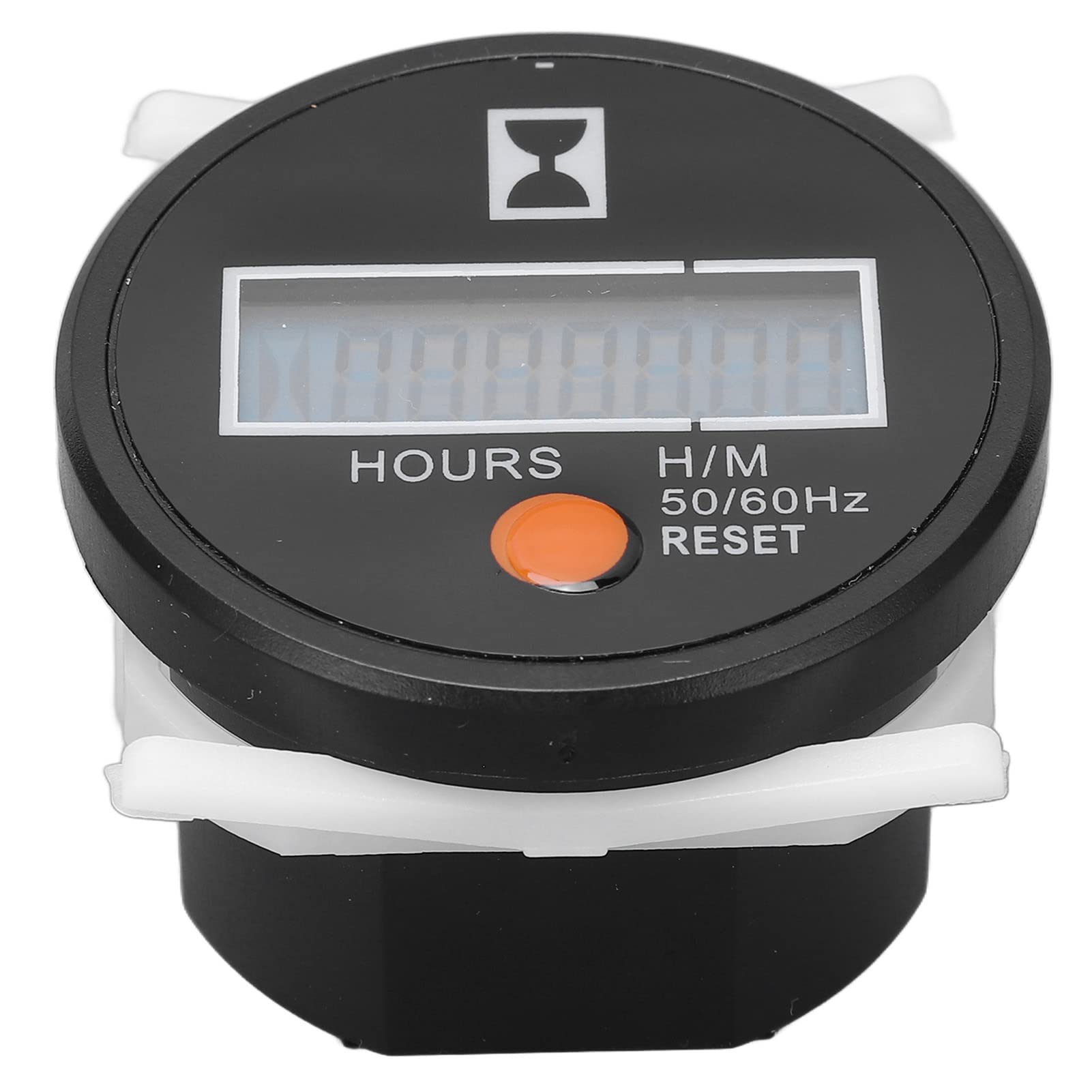 Compteur Horaire Numérique avec Bouton de Réinitialisation, Jauge de Compteur Horaire 24‑240 V Compteur Horaire Mécanique de Haute Précision Jauge Horaire à Large Plage
