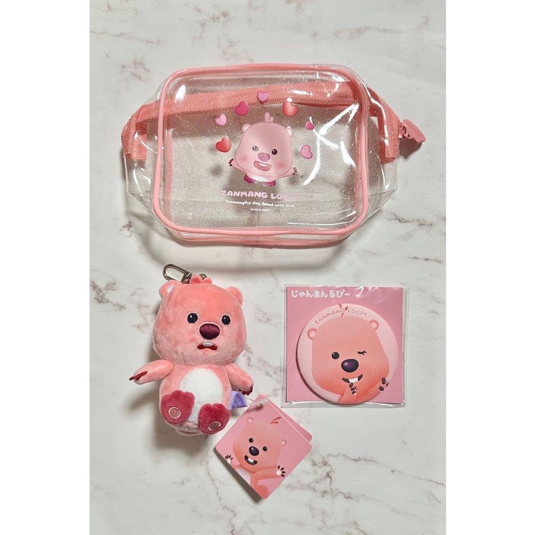 Amazon.co.jp: 韓国 loopy ルピー ルーピー ポーチ マスコット ミラー  