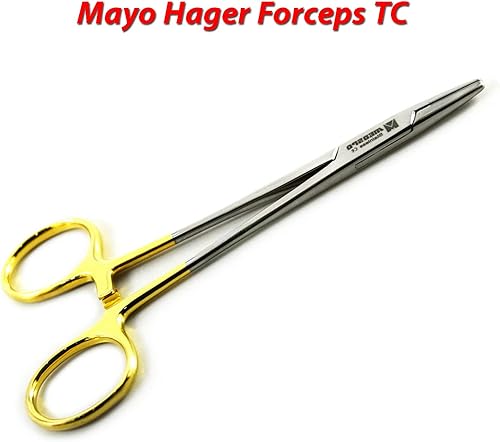 Miniatura 8 de Pinzas profesionales  Bloqueo de soporte de aguja quirúrgica ortoquirúrgica médica dental  Restaurador de sutura veterinaria  Alicates de ortodoncia