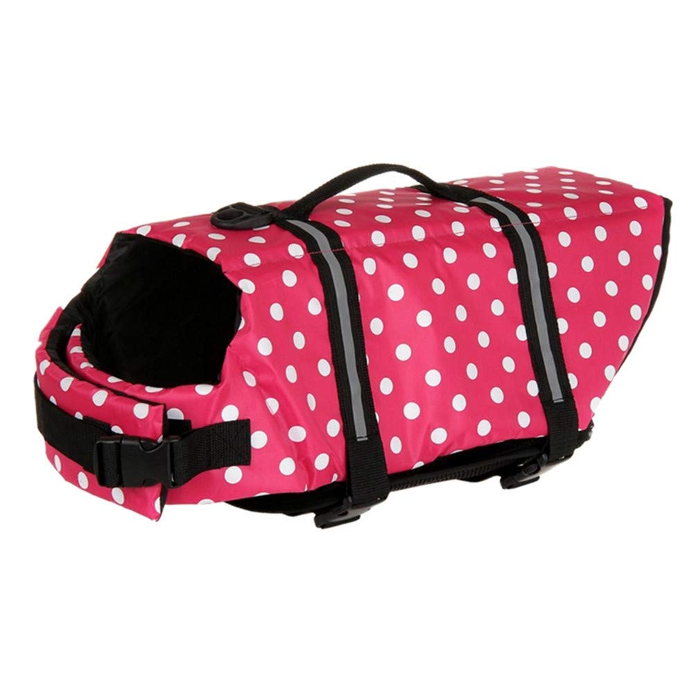 WPCASE Flotador Perro PequeñO Chalecos Salvavidas De Los Perros Salvavidas Perro para Mascota ArnéS De NatacióN Perro Chaleco Salvavidas Pink,XXS