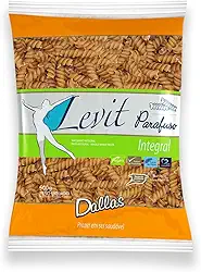 Levit Macarrão Massa Fusilli Parafuso Integral 500G