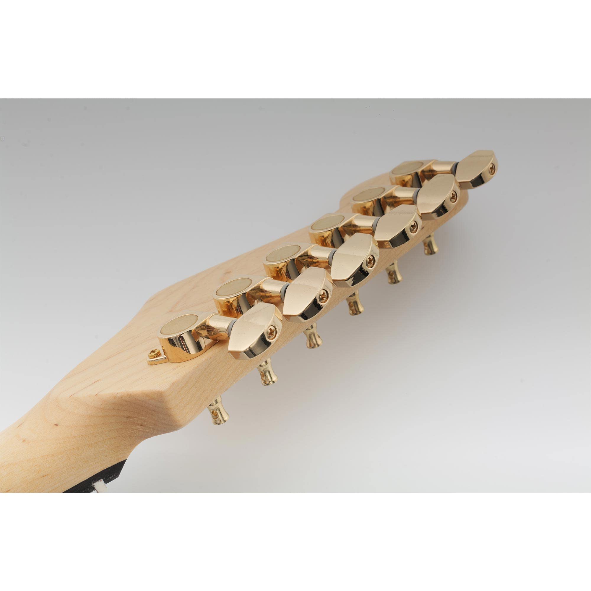 Musiclily 6 w Linii Klucze Gitaryowe Tunery Kołki do Strojenia do Gitary Elektrycznej Fender Strat Tele, Złoty