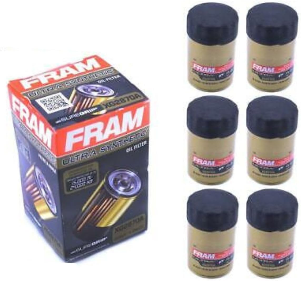 Value Pack Case of Six (6) FRAM XG2 ULTRA Spin-On Oil Filter with Sure Grip